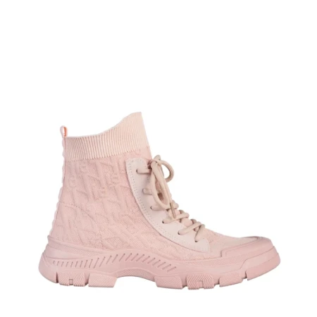 Pantofi sport dama roz din material textil Yariana