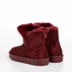 Cizme copii rosii din material textil Sigrid