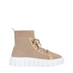 Pantofi sport dama bej inchis din material textil Indya