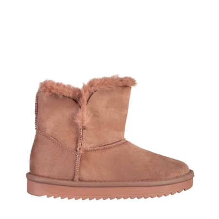 Cizme copii roz din material textil Sigrid