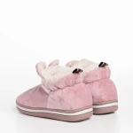 Papuci copii mov din material textil Paco