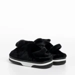 Papuci copii negri din material textil Ronnie