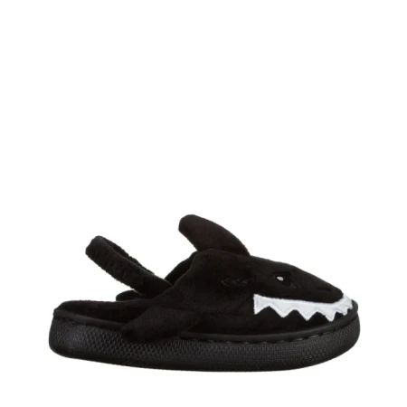 Papuci copii negri din material textil Vanden