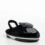 Papuci copii negri din material textil Sivan