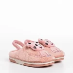 Papuci copii roz din material textil Sivan