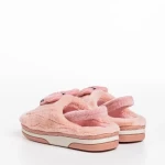 Papuci copii roz din material textil Sivan