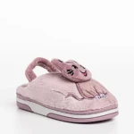Papuci copii mov din material textil Sivan