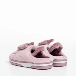 Papuci copii mov din material textil Sivan