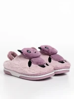 Papuci copii mov din material textil Pierre