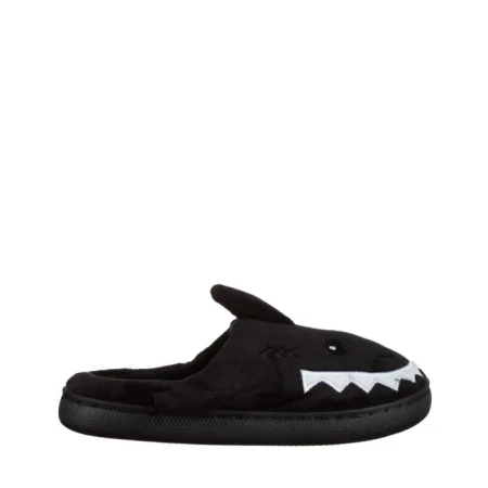 Papuci copii negri din material textil Vanden