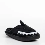 Papuci copii negri din material textil Vanden