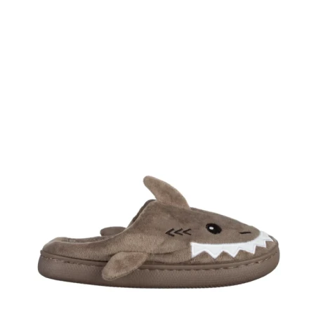 Papuci copii bej din material textil Vanden