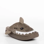 Papuci copii bej din material textil Vanden