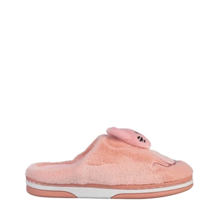 Papuci copii roz din material textil Sivan