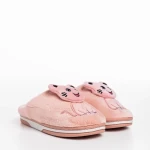 Papuci copii roz din material textil Sivan