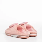 Papuci copii roz din material textil Sivan