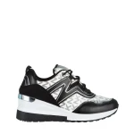 Pantofi sport dama negri din piele ecologica Ramonda