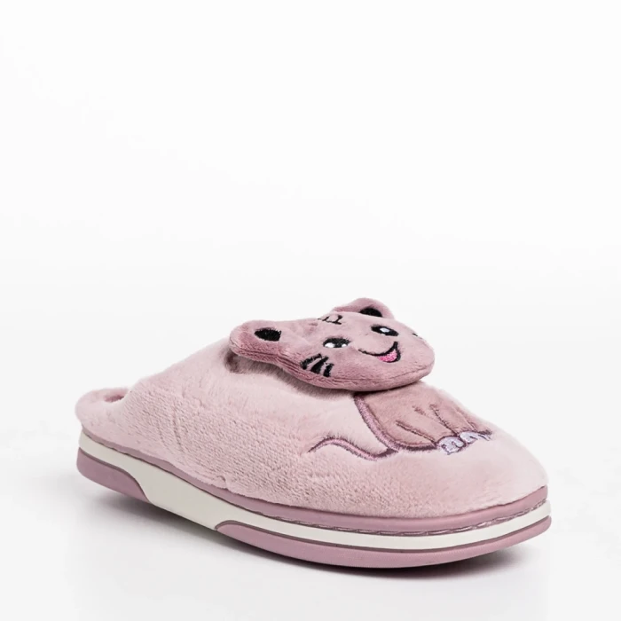 Papuci copii mov din material textil Sivan