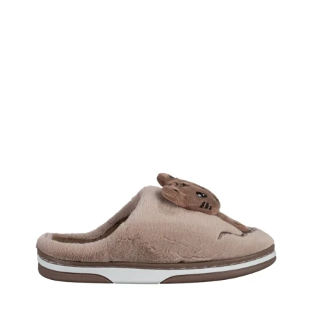 Papuci copii bej din material textil Sivan