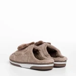 Papuci copii bej din material textil Sivan