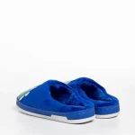 Papuci copii albastri din material textil Vertis