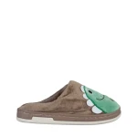 Papuci copii bej din material textil Vertis