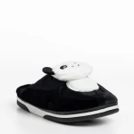 Papuci copii negri din material textil Pierre