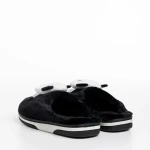 Papuci copii negri din material textil Pierre