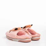 Papuci copii roz din material textil Pierre
