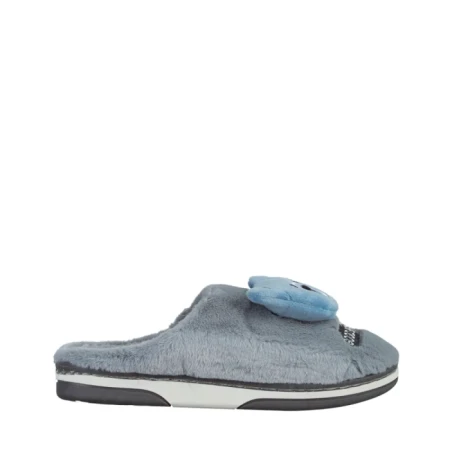 Papuci copii gri din material textil Ronnie