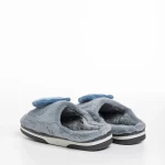 Papuci copii gri din material textil Ronnie