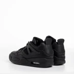 Pantofi sport barbati negri din piele ecologica Abramo