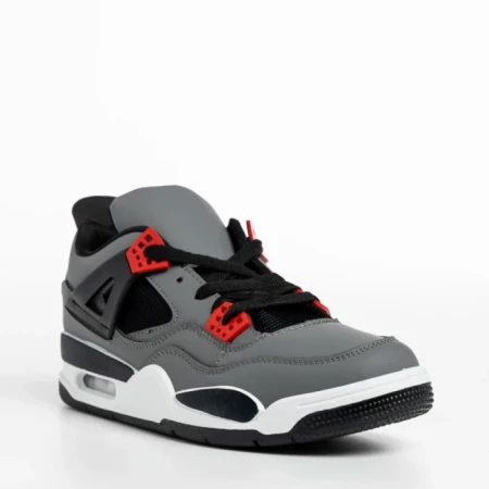Pantofi sport barbati gri din piele ecologica Abramo
