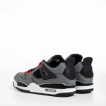 Pantofi sport barbati gri din piele ecologica Abramo