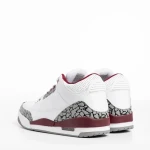 Pantofi sport barbati albi cu grena din piele ecologica Marcelo