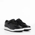 Pantofi sport barbati negri din piele ecologica Zaid