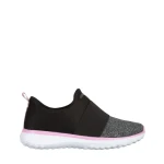 Pantofi sport dama negri cu gri din material textil Sisto