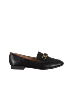 Mocasini dama negri din piele ecologica Perdita