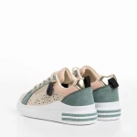 Pantofi sport copii bej din piele ecologica Teal