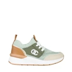 Pantofi sport dama verzi din piele ecologica si material textil Nairobi