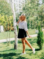 Pantofi casual dama albi din material textil Fadia