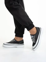 Tenisi dama negri din material textil Dariana