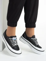 Tenisi dama negri din material textil Dariana