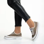 Tenisi dama maro din material textil Dariana