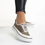 Tenisi dama maro din material textil Dariana