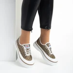 Tenisi dama maro din material textil Dariana