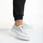 Tenisi dama gri din material textil Dariana