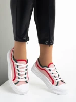 Tenisi dama roz din material textil Malaya