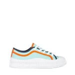 Tenisi dama albastri din material textil Malaya