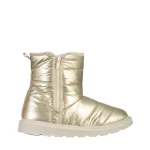 Cizme dama aurii din material textil Giuditta